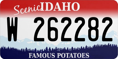 ID license plate W262282