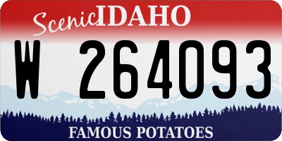 ID license plate W264093