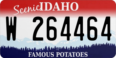 ID license plate W264464