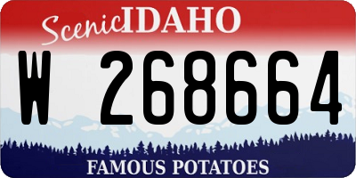 ID license plate W268664