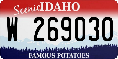 ID license plate W269030