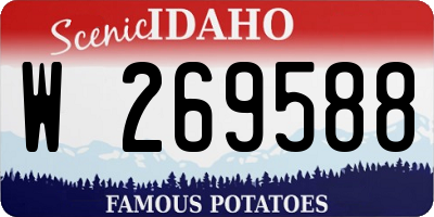 ID license plate W269588