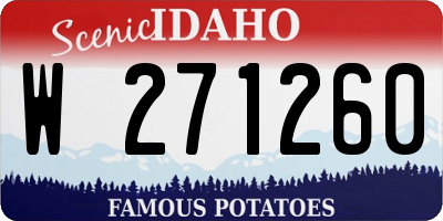 ID license plate W271260