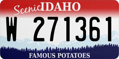 ID license plate W271361