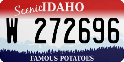 ID license plate W272696