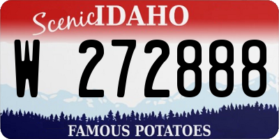ID license plate W272888