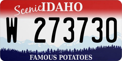 ID license plate W273730