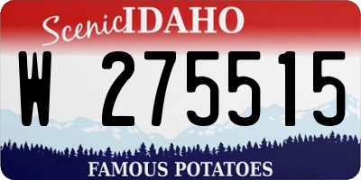 ID license plate W275515