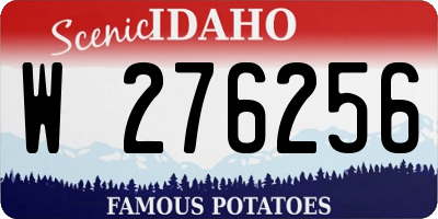 ID license plate W276256