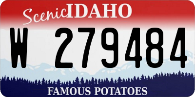 ID license plate W279484