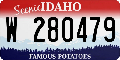 ID license plate W280479
