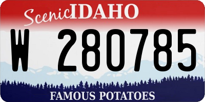 ID license plate W280785