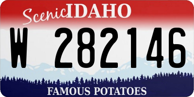 ID license plate W282146