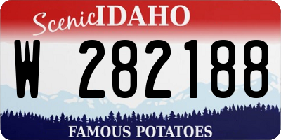 ID license plate W282188