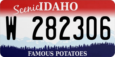 ID license plate W282306