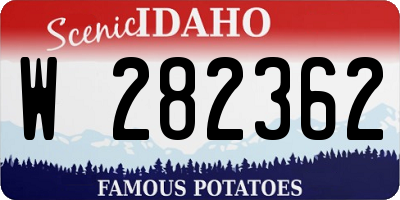 ID license plate W282362