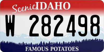 ID license plate W282498