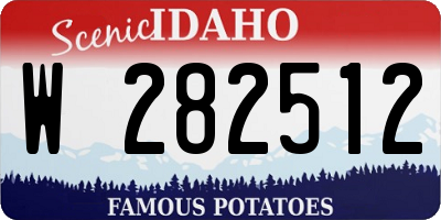 ID license plate W282512