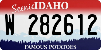 ID license plate W282612