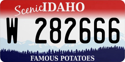 ID license plate W282666