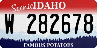 ID license plate W282678