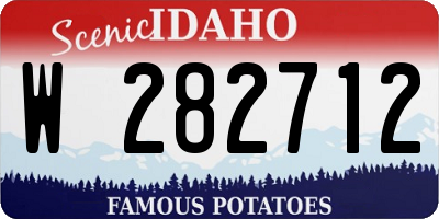 ID license plate W282712
