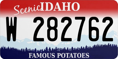 ID license plate W282762