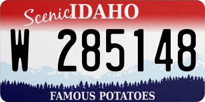 ID license plate W285148