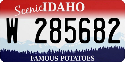 ID license plate W285682