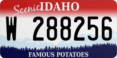 ID license plate W288256