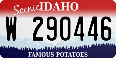 ID license plate W290446