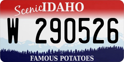 ID license plate W290526