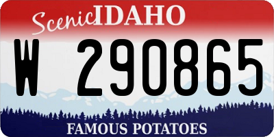 ID license plate W290865