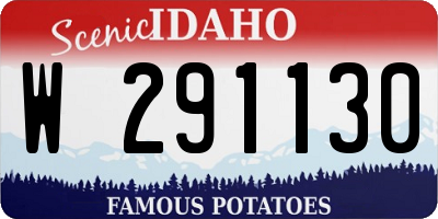 ID license plate W291130