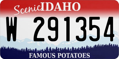 ID license plate W291354