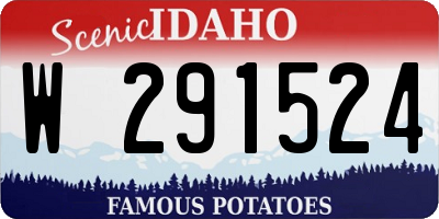 ID license plate W291524