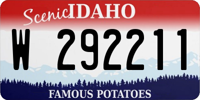 ID license plate W292211