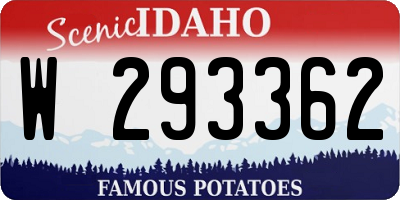 ID license plate W293362