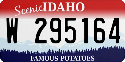ID license plate W295164