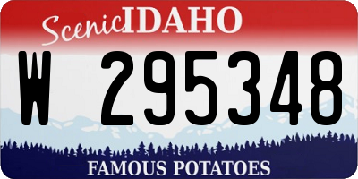 ID license plate W295348