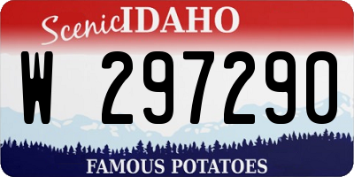 ID license plate W297290