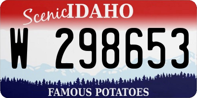 ID license plate W298653