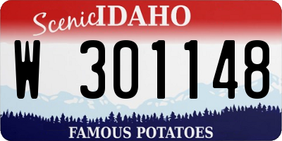 ID license plate W301148