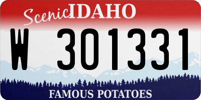 ID license plate W301331