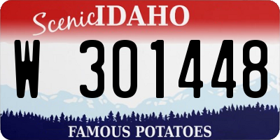 ID license plate W301448