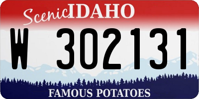 ID license plate W302131