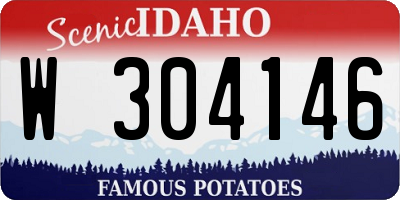 ID license plate W304146