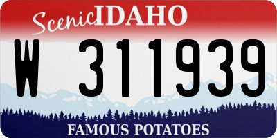 ID license plate W311939