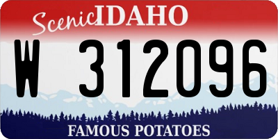 ID license plate W312096
