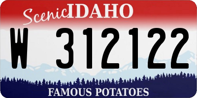 ID license plate W312122